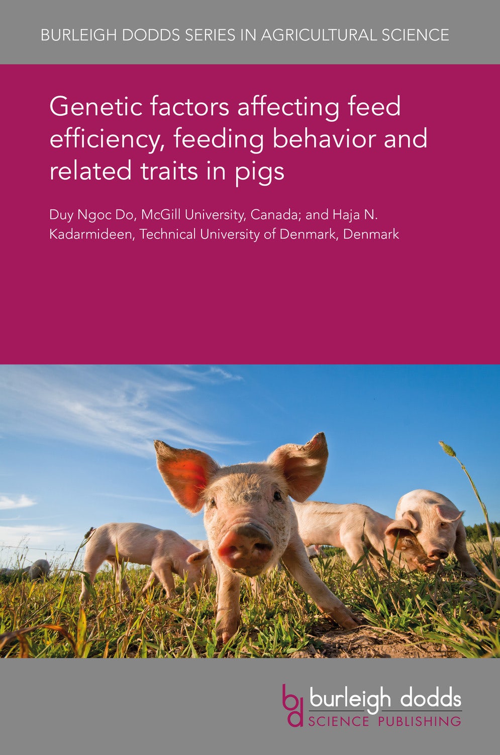 Book cover image for Genetic factors affecting feed efficiency, feeding behavior and related traits in pigs ISBN: 9781838795061